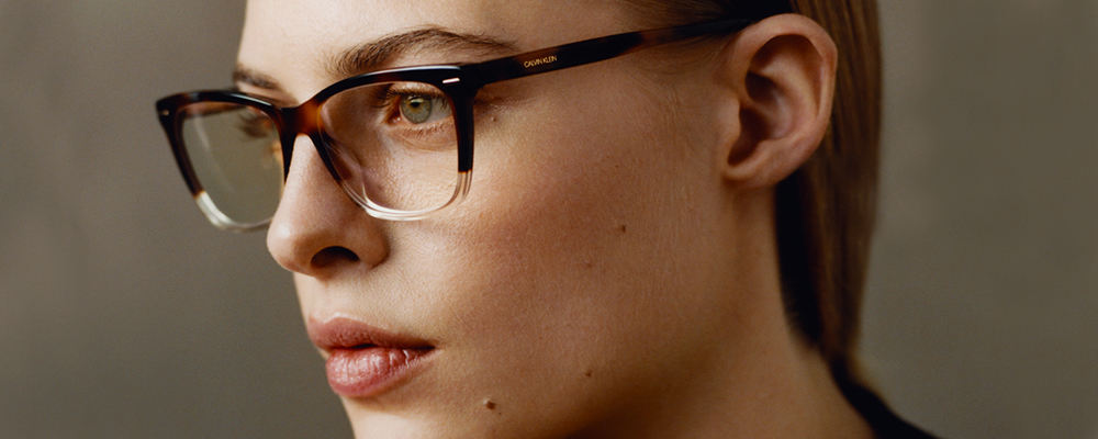 Women wearing Calvin Klein eyeglasses