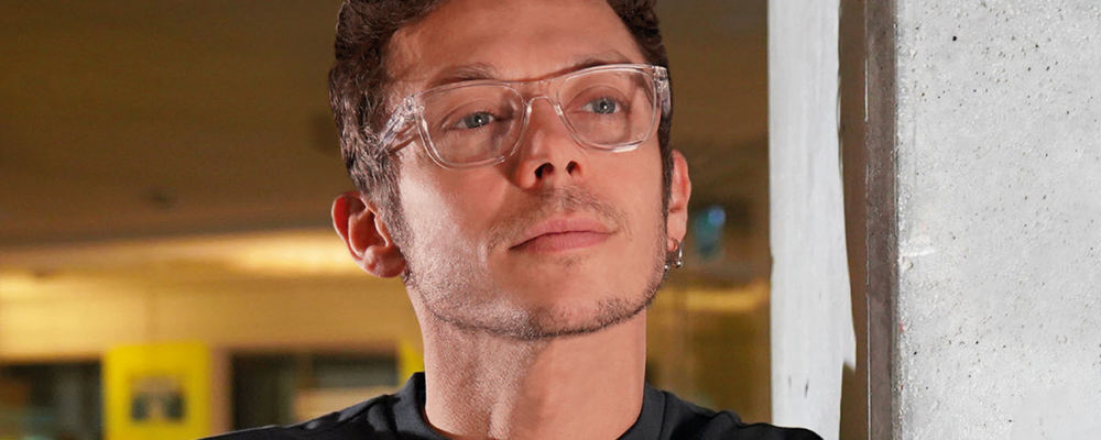 Man wearing Oakley glasses