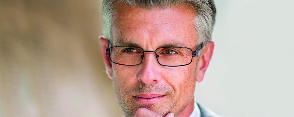 Man wearing Giovani di Venezia eyewear