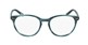Teal round plastic eyeglass frames