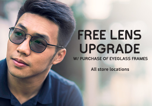 Optical lens upgrade to Pure Coat Plus or PhotoFusion ZEISS lenses