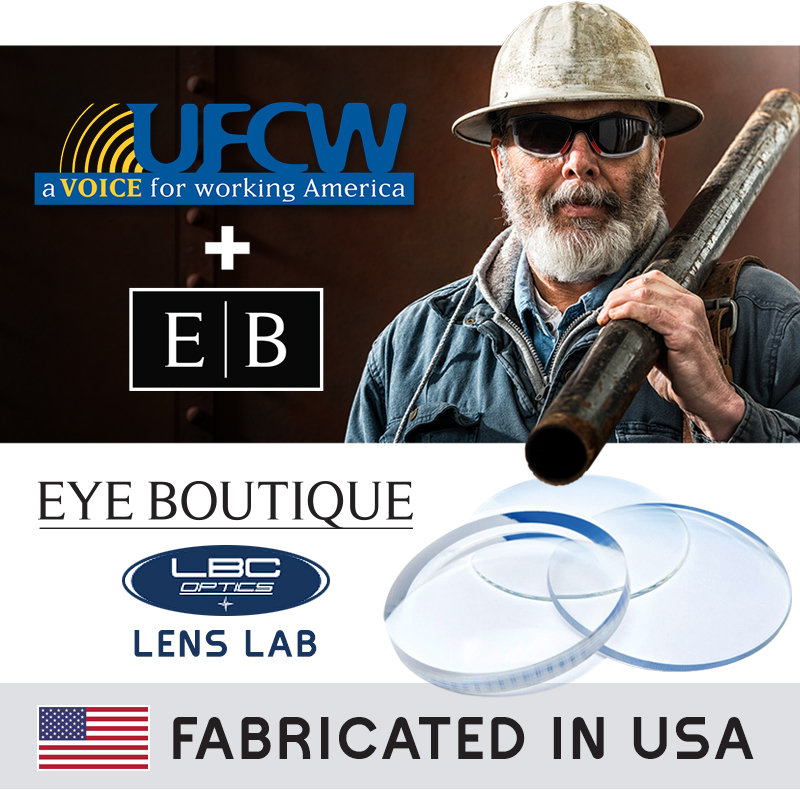 UFCW Made in America Lenses for Safety Glasses